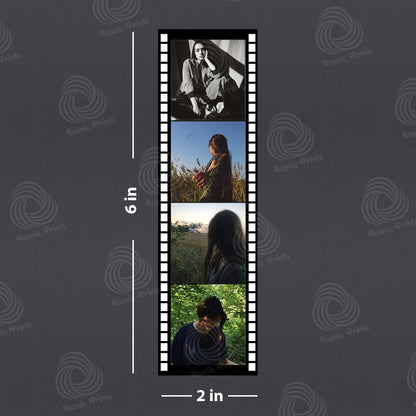 Personalized Photo Reel Strips – Pack of 12 Premium Glossy Prints