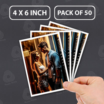 Personalized Gifts Polaroid Photo Prints Customized – 4x6 inch | Best Gift for Couples, Family & Friends