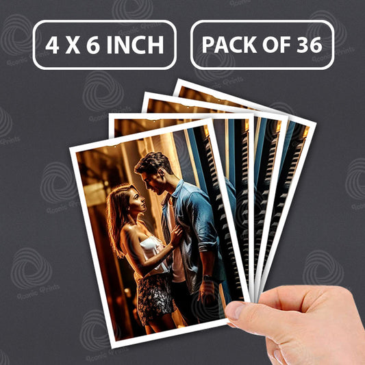Personalized Gifts Polaroid Photo Prints Customized – 4x6 inch | Best Gift for Couples, Family & Friends